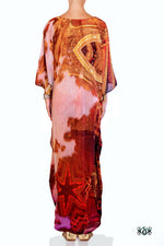 Devarshy Designer Elegant Mona Lisa Design Long Embellished Kaftan -1079 , Apparel - DEVARSHY, DEVARSHY
 - 3