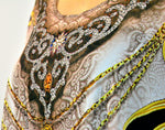 AURUM 79 Gradient Ornate Devarshy Embellished Short Georgette Kaftan - 1105D