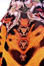 Devarshy Designer Ornate Animal Print Artistic Design Long Embellished Kaftan Dress - 1108A , Apparel - DEVARSHY, DEVARSHY
 - 6