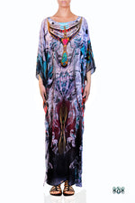 Decorative Devarshy Designer Elegant Long Embellished Kaftan Gown - 1114 C , Apparel - DEVARSHY, DEVARSHY
 - 1