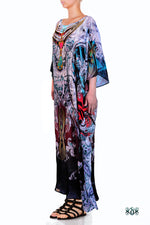 Decorative Devarshy Designer Elegant Long Embellished Kaftan Gown - 1114 C , Apparel - DEVARSHY, DEVARSHY
 - 2