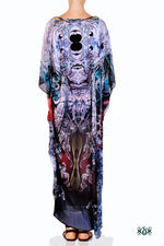 Decorative Devarshy Designer Elegant Long Embellished Kaftan Gown - 1114 C , Apparel - DEVARSHY, DEVARSHY
 - 3