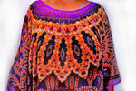 Devarshy Designer Violet Decorative Moroccan Style Long Embellished Kaftan Gown - 1115 A , Apparel - DEVARSHY, DEVARSHY
 - 4