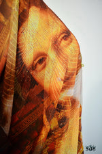 ART CLASSIQUE The Mona Lisa Print Devarshy Short Kimono Jacket - 1079A