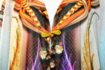 CRYSTALLIUS Celestial Crystalline Devarshy Fringes Short Kimono Jacket - 1096B