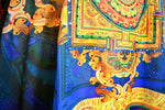 Devarshy Navy Blue Digital Print Intricate Painting Short Embellished Designer Kaftan- 1065 B , Apparel - DEVARSHY, DEVARSHY
 - 5
