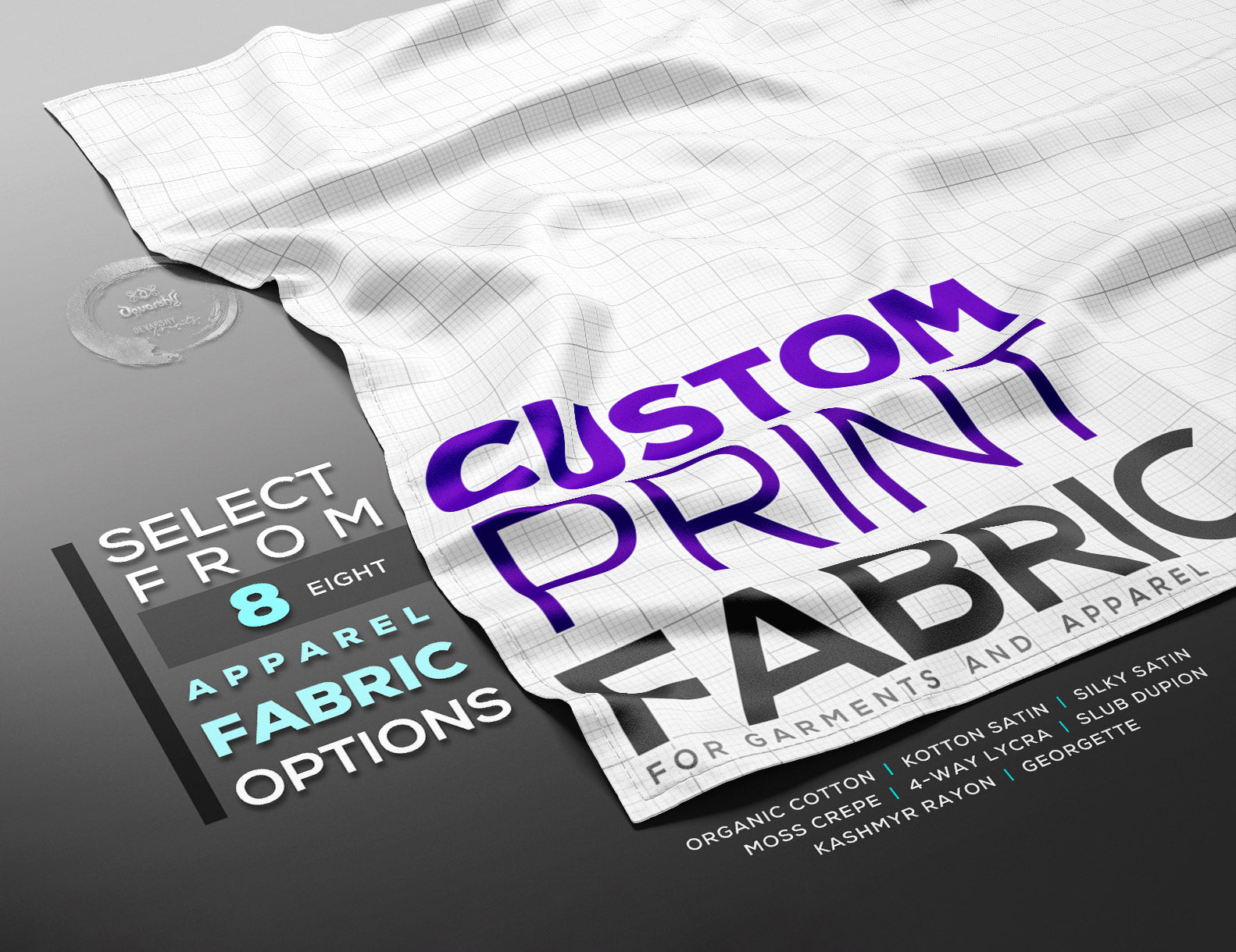 Custom Cotton Fabric Printing. Custom Print On Cotton Fabric