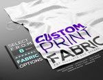 CUSTOM Print Apparel Fabric 3Metres | 8 Fabrics Options | Print your Design | Personalized Fabric By the Yard