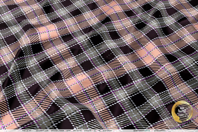 Colors of Plaids Upholstery Fabric 3meters 9 Plaid Patterns & 12 Tartan Fabrics Gingham Plaid Furnishing Fabrics by the Yard | 082