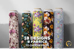 Florals Pattern Apparel Fabric 3Meters+, 9 Designs | 8 Fabric Options | Fabric By the Yard | D20132