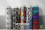 Geometric Apparel Fabric 3Meters+, 9 Designs | 8 Fabrics Option | Fabric By the Yard | D20264