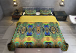 Royal Peacock Printed Duvet Cover, Twin, Queen, King Size Bedding, Luxury Bed Linen, Devarshy Home