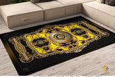 Opulence of Sicily Yellow Area Rug, Available in 3 sizes | 100336