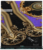 Opulence of Sicily Violet Area Rug, Available in 3 sizes | 100339