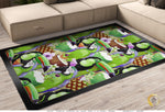 Green Toucan Area Rug, Available in 3 sizes | D20023
