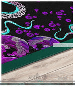 Aqua Octopus Area Rug, Available in 3 sizes | D20027