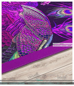 Magenta Peacock Area Rug, Available in 3 sizes | D20031