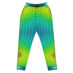 Green Neon Colors Unisex Joggers, Male and Female Sweatpants, PF - 11196B