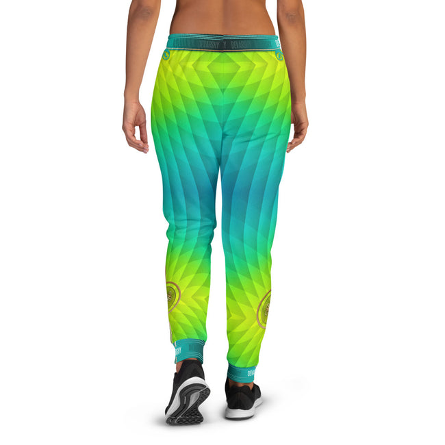 Green Neon Colors Unisex Joggers, Male and Female Sweatpants, PF - 11196B