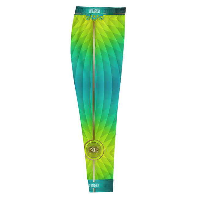 Green Neon Colors Unisex Joggers, Male and Female Sweatpants, PF - 11196B