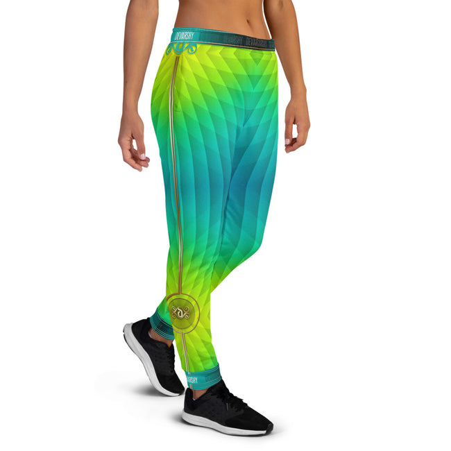 Green Neon Colors Unisex Joggers, Male and Female Sweatpants, PF - 11196B