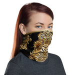 Exotic Animal Skin Print Neck Gaiter (2 Colors), Fabric Face Mask, PF - 0009