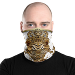 Exotic Animal Skin Print Neck Gaiter (2 Colors), Fabric Face Mask, PF - 0009