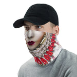 Venetian Mask Printed Neck Gaiter, Unisex Face Mask, Headband, Bandana, Neck Warmer, PF - 1099A