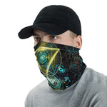 SACRED Geometry Printed Neck Gaiter, Unisex Face Mask, Headband, Cloth Face Cover, Unisex Neck Tube, PF - 11132