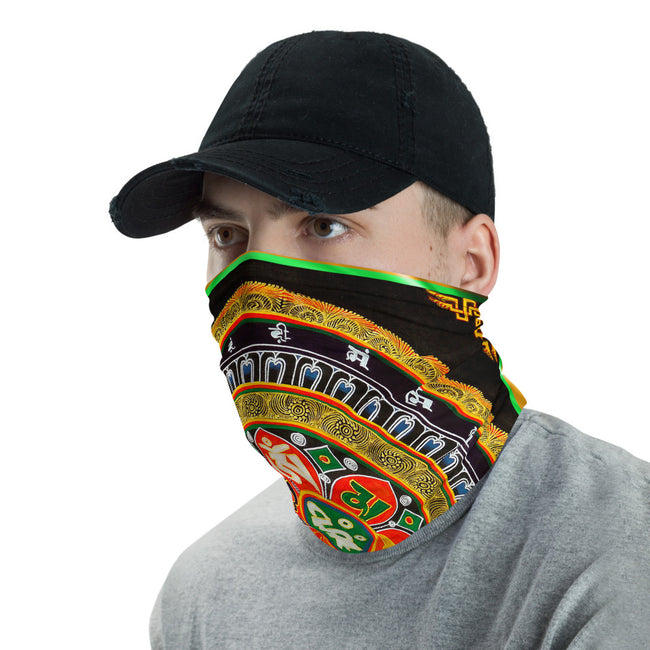 Tibetan Thangka Painting Neck Gaiter, Unisex Face Mask, Headband, Cloth Face Cover, Printed Neck Tube, PF - 11142