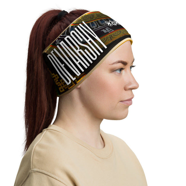 Tibetan Thangka Painting Neck Gaiter, Unisex Face Mask, Headband, Cloth Face Cover, Printed Neck Tube, PF - 11142