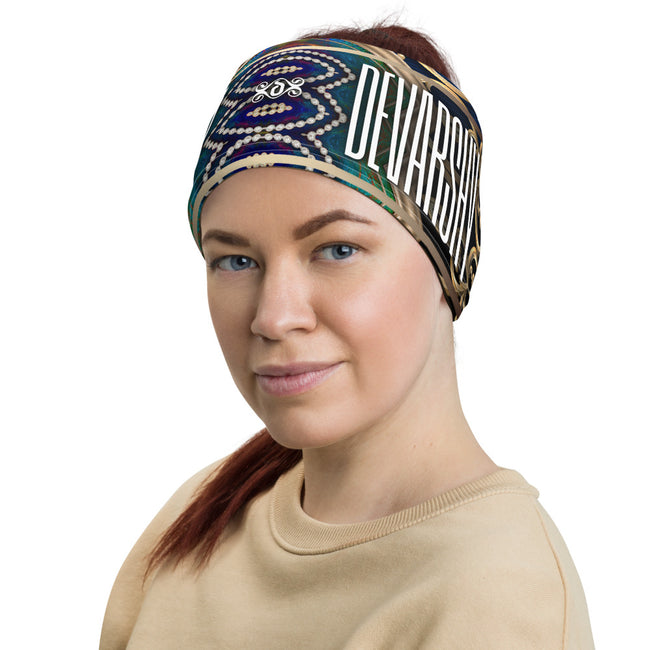 Peacock Pearls Unisex Neck Gaiter, Reusable Face Mask, Cloth Face Cover/Neck Tube, PF - 11147