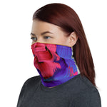 Colorful Brush Strokes Neck Gaiter, Reusable Face Mask, Cloth Face Cover/Neck Tube, PF - 11188