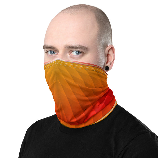Colorful Gradient Diamond Print Neck Gaiter (3 Colors), Reusable Face Mask, PF - 11196