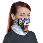 Colorful Tiger Neck Gaiter, Tiger Face Mask, Fabric Mask, PF - 11227