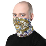 Baroque European Design Neck Gaiter (2 Designs), Washable Face Mask, Cloth Face Cover/Neck Tube, PF - 11235