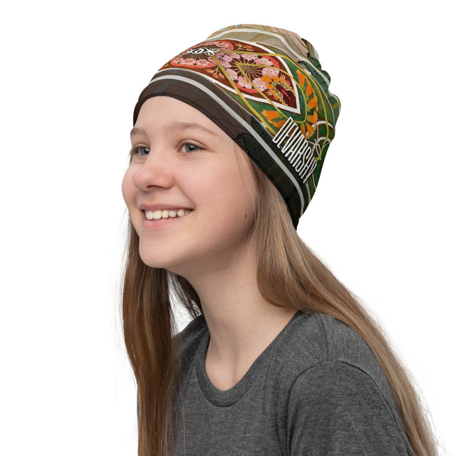 Muchas Gracias Day Dream Printed Neck Gaiter, Art Nouveau Face Mask, PF - 11261