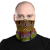Colorful Stripes Neck Gaiter (3 Colors), Reusable Face Mask Neck Tube, PF - 11268