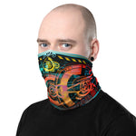 Nuclear Radiation Alert Graphic Print Neck Gaiter (2 Colors), Fabric Face Mask, PF - 11367
