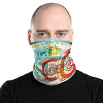 Nuclear Radiation Alert Graphic Print Neck Gaiter (2 Colors), Fabric Face Mask, PF - 11367
