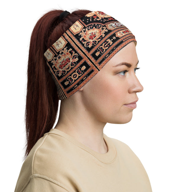 French Antique Tapestry Print Neck Gaiter (2 Styles), Fabric Face Mask, PF - 11370