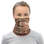 French Antique Tapestry Print Neck Gaiter (2 Styles), Fabric Face Mask, PF - 11370