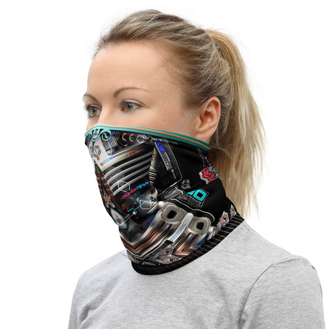 Futuretech X Printed Neck Gaiter, Fabric Face Mask, PF - 11371B