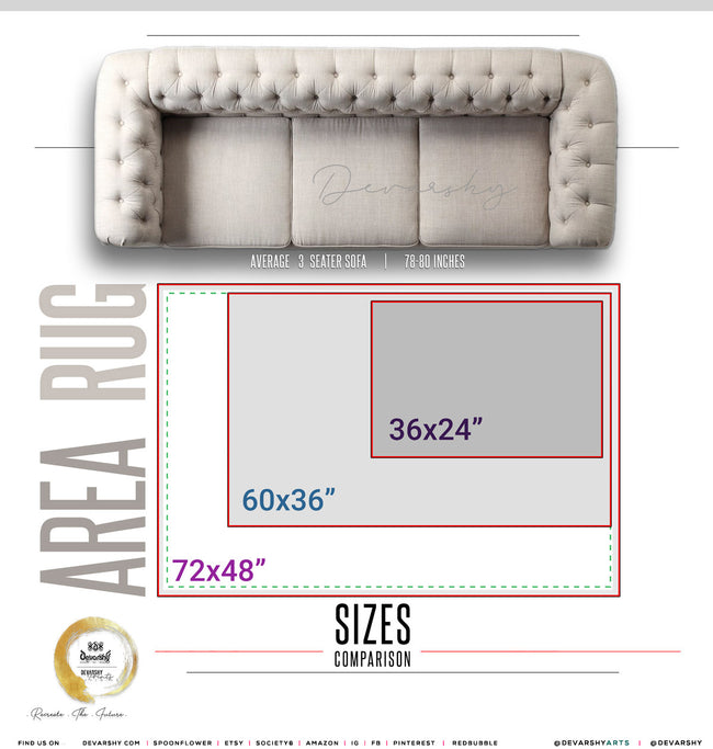 Fuchsia Oriental design Area Rug, Available in 3 sizes | 10028C