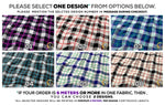 Gingham Checks Apparel Fabric 3Meters+, 6 Designs | 8 Fabrics Option | Plaid Fabric By the Yard | 036