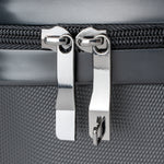 Belgrade Medallion Suitcase 3 Sizes Carry-on Suitcase Black Travel Luggage Hard Shell Suitcase | XTQ1003A