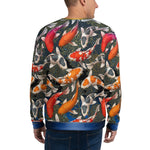 KOI Fish Print UNISEX Sweatshirt For Winter Wear, PF - 11154