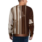 Jersey Cow Print UNISEX Sweatshirt For Winter Wear, PF - 11222