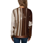 Jersey Cow Print UNISEX Sweatshirt For Winter Wear, PF - 11222