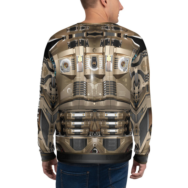 Mechanical Steampunk Robot Unisex Sweatshirt Winter Wear, PF - 90008
